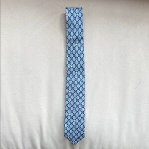 Gucci Blue Nautical Silk Tie